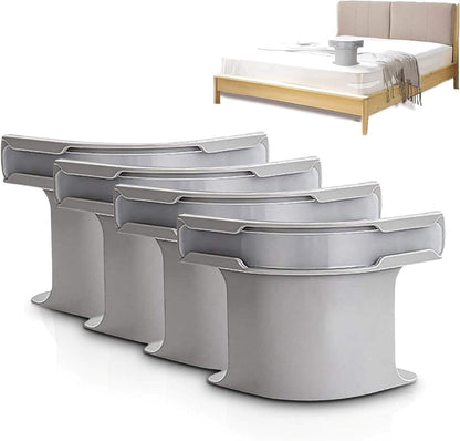 Adjustable bedsheet grippers with elastic straps and metal clips.