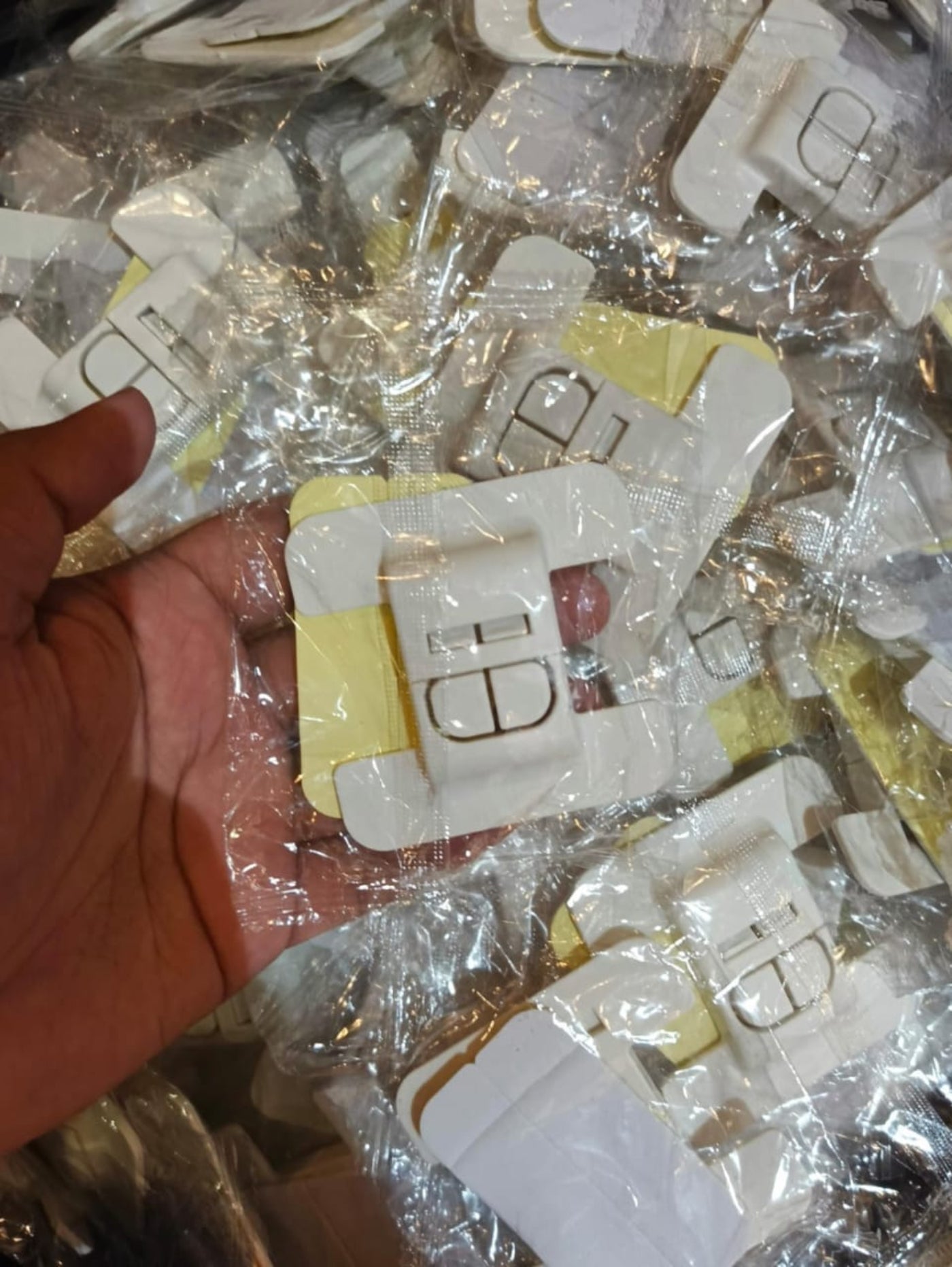 Pack of 2 White Multi-Purpose Baby Safety Fridge Locks with Strong Adhesive Tape