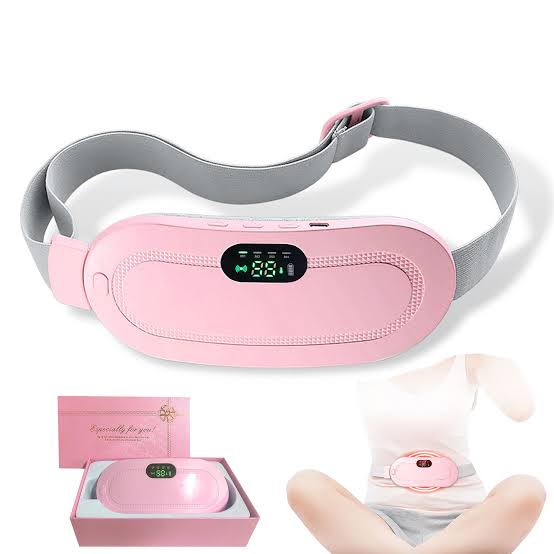 Smart Warm Palace Belt  Portable Heat Pad for Cramps with Vibration Massage  Portable Relief Wrap for Cramps Waist & Back Pain