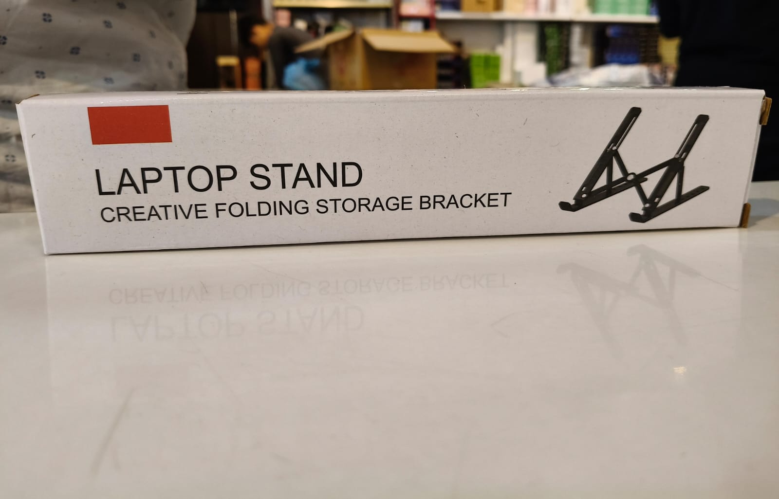 Foldable and Portable Laptop Riser for MacBook and Tablets - Lightweight Ergonomic Design