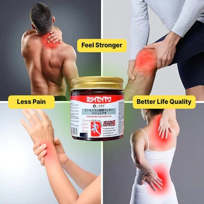 Japanese Soothing Massage Gel | Herbal Comfort for Joints, Shoulders & Back