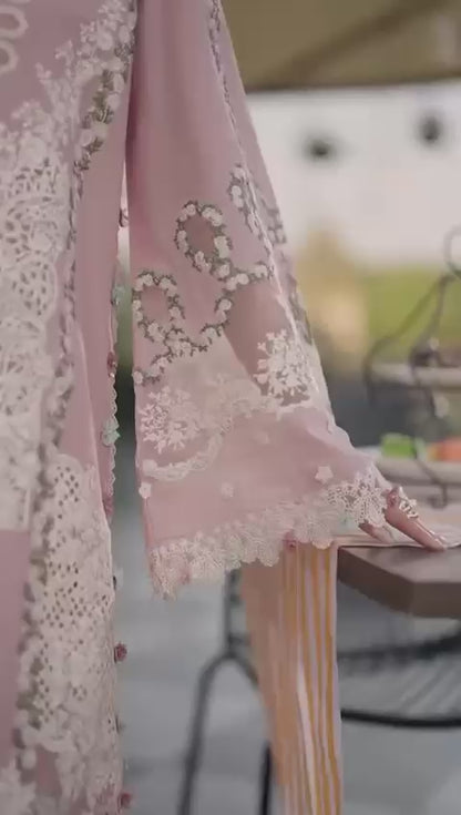 Luxury Cotton Chikankari 3-Piece Suit – Heavy Laser Kari Work with Khaddi Net Dupatta
