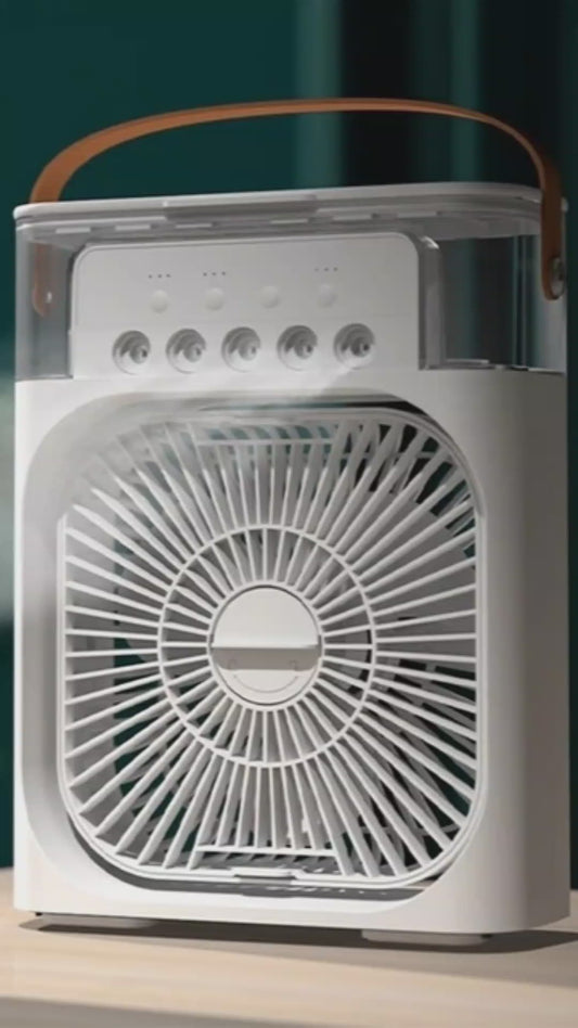 Jambo 10" Personal USB Air Cooler & Humidifier Fan – Multi-Functional Mini Air Freshener
