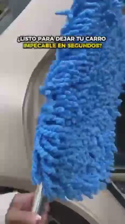 Telescopic Microfiber Car Duster with Extendable Long Handle – Scratch-Free Exterior & Interior Cleaning Brush
