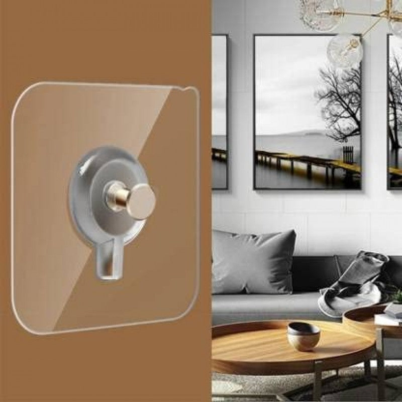 Easy-to-Install Waterproof Adhesive Screws for Hanging Organizers without Drilling Holes