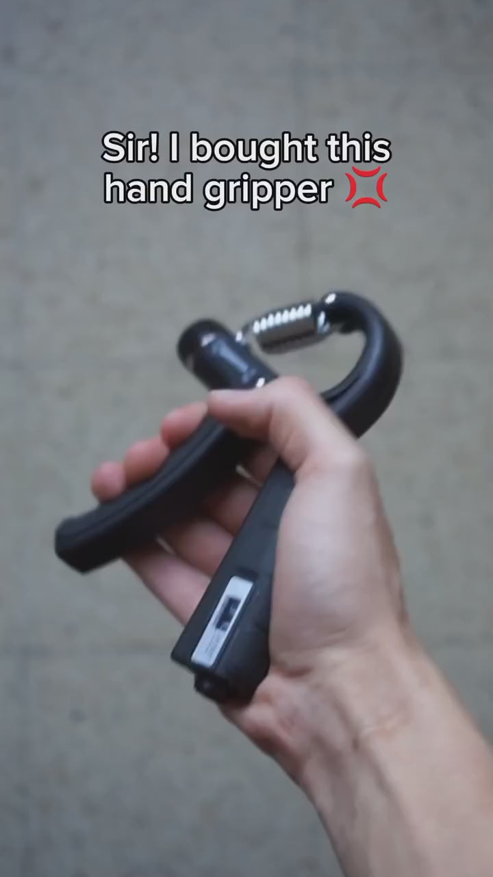 Adjustable Hand Gripper with 5kg to 60kg Resistance and Automatic Mechanical Counter