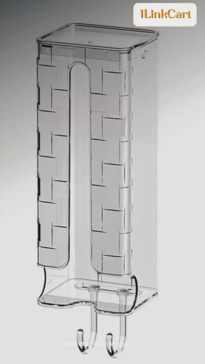Minimalist Modern Wall-Mounted Dispenser for Easy Access to Cleaning Rags and Socks