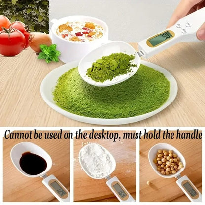 High-Precision Digital Measuring Spoon Scale – 500g/0.1g Smart Electronic Kitchen Weight Scale