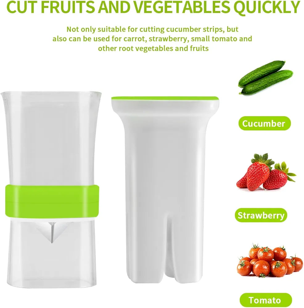 Slicing a carrot into four pieces using the Quarter Cutter