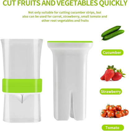 Slicing a carrot into four pieces using the Quarter Cutter