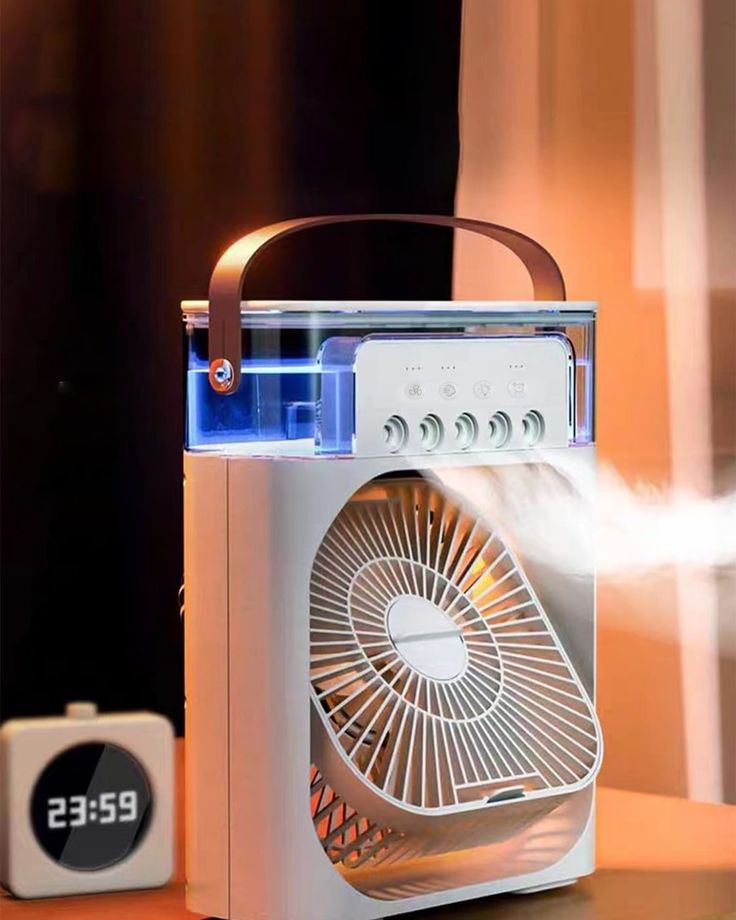 Jambo 10" Personal USB Air Cooler & Humidifier Fan – Multi-Functional Mini Air Freshener