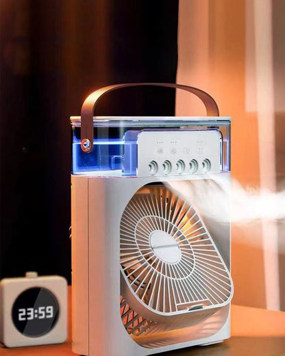 Jambo 10" Personal USB Air Cooler & Humidifier Fan – Multi-Functional Mini Air Freshener