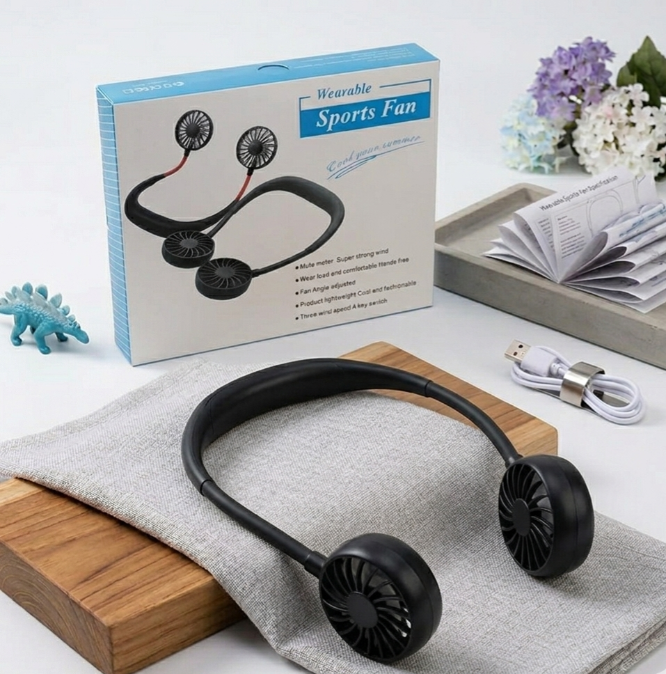 Portable Hands-Free Neck Fan for Kitchen Cooking Pakistan
