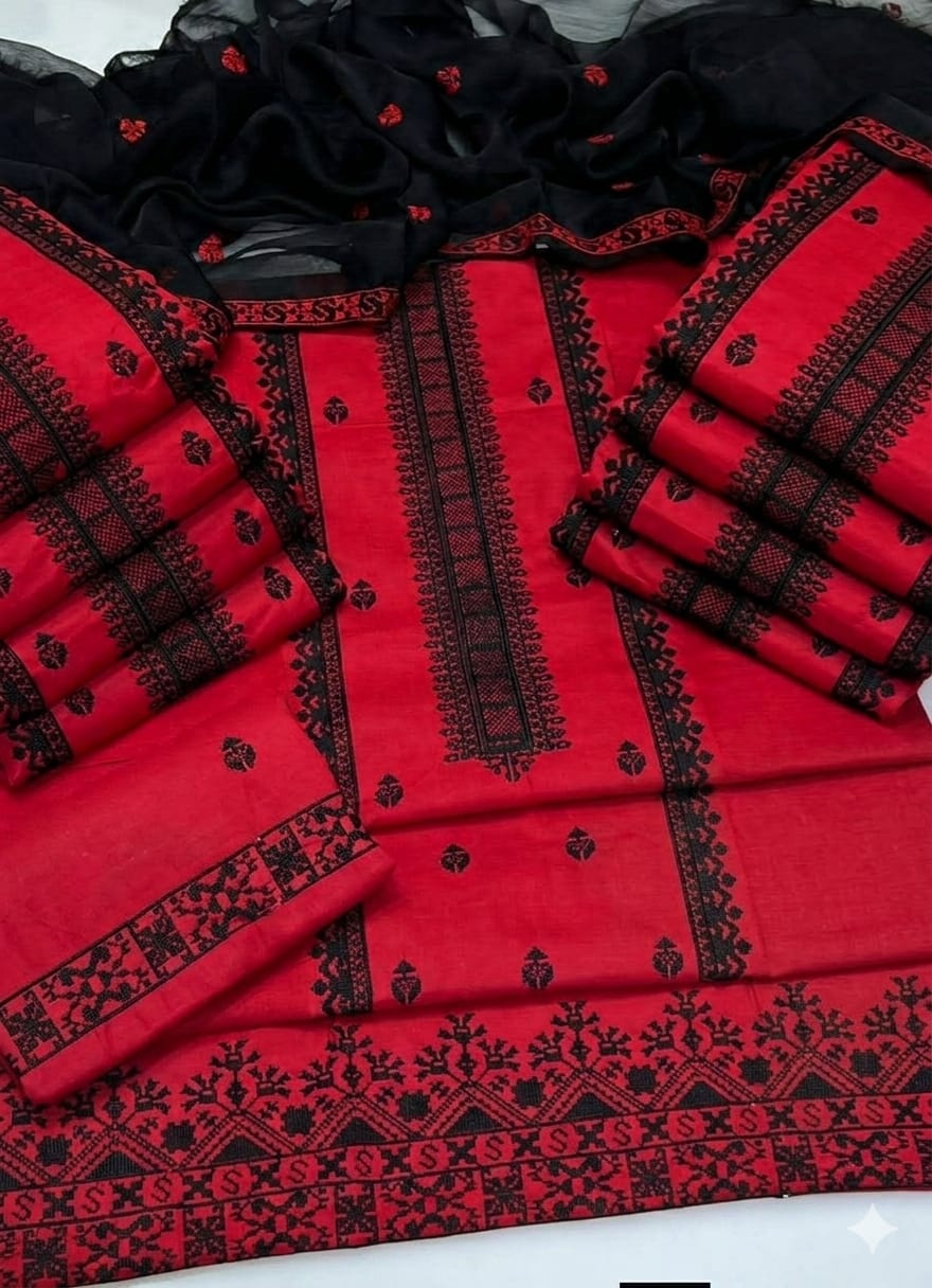 Elevate your wardrobe with the timeless charm of Multani craftsmanship.