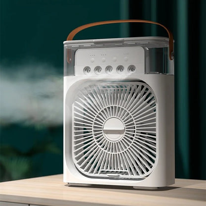 Jambo 10" Personal USB Air Cooler & Humidifier Fan – Multi-Functional Mini Air Freshener
