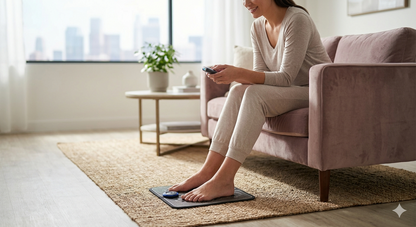 Electric Foot Massage Pad for leg swelling relief and neuropathy pain management.